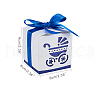 Hollow Stroller BB Car Carriage Candy Box wedding party gifts with Ribbons CON-BC0004-97E-4