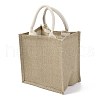 Jute Tote Bags Soft Cotton Handles Laminated Interior ABAG-F003-07-3