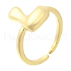 Rack Plating Brass Open Cuff Rings RJEW-S394-01G-L-2