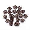 Tibetan Style Bead Caps TIBEB-00955-R-NR-2