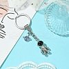 Alloy Enamel & Rhinestone Keychain KEYC-YW00044-4
