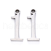 Tarnish Resistant 201 Stainless Steel Charms STAS-R108-01-1