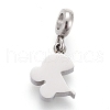 Non-Tarnish 304 Stainless Steel Charms STAS-F259-012P-2