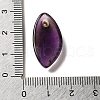 Natural Amethyst Pendants G-K355-01G-02-3