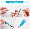 Alloy Manual Nail Art Punch Tools MRMJ-WH0073-39-3