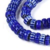 Handmade Millefiori Glass Beads Strands LAMP-T021-27B-04-3