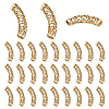   30Pcs Alloy Curved Tube Beads FIND-PH0022-67B-1