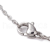 Non-Tarnish Ocean Theme Pendant Necklaces NJEW-JN04871-6