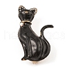 Alloy Enamel Brooch Pin for Clothes Backpack JEWB-Q030-36G-02-1