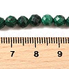 Natural Malachite Beads Strands G-G259-D14-5mm-5