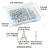 200Pcs 26 Style 201 Stainless Steel Charms STAS-FS0001-44-4