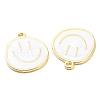 Alloy Enamel Pendants ENAM-D051-18G-01-3