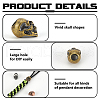3Pcs 3 Colors Brass Beads KK-FG0001-21-4
