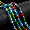 Handmade Silver Foil Glass Beads Strands X-SL02-6
