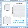AHADERMAKER 12Pcs 3 Style Cotton Handkerchief DIY-GA0006-35-2