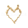 304 Stainless Steel Pendants STAS-G355-10G-1