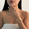 S Shape Alloy Cuff Bangles & Rings Sets FS-WG5B779-01-3