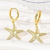 Brass Hoop Earrings EJEW-Q036-03C-G-4
