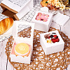 Square Paper Biscuit Boxes with Lace Edged Square Clear Window CON-TAC0001-12A-01-7