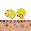 Fruit Seris 304 Stainless Steel Enamel Charms STAS-U060-03G-02-3