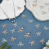 SUNNYCLUE 24Pcs 2 Colors Alloy Rhinestone Pendants ALRI-SC0001-46-4