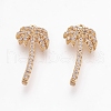 Brass Micro Pave Cubic Zirconia Pendants X-ZIRC-Q014-032G-1