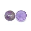 Natural Amethyst Cabochons G-G788-B-07-2
