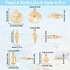 SUNNYCLUE 4 Styles Alloy Pendants FIND-SC0012-74-2