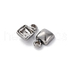 304 Stainless Steel Rhinestone Pendants STAS-B090-02P-09-2