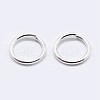 925 Sterling Silver Open Jump Rings STER-F036-02S-0.5x6mm-2