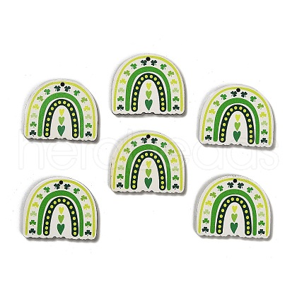 St. Patrick's Day Themes Printed Wood Pendants WOOD-V002-02E-1