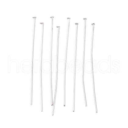 Tarnish Resistant 304 Stainless Steel Flat Head Pins STAS-E023-0.6x35mm-1