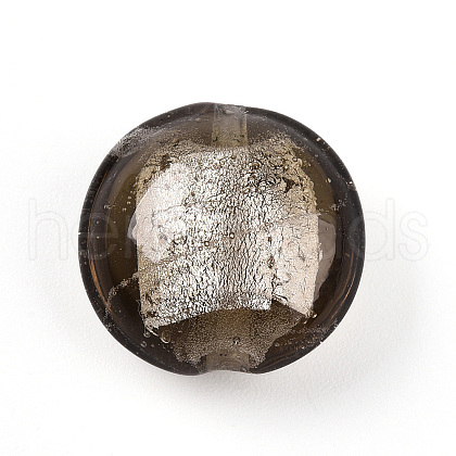 Handmade Silver Foil Glass Beads SLF15mmY-01-1