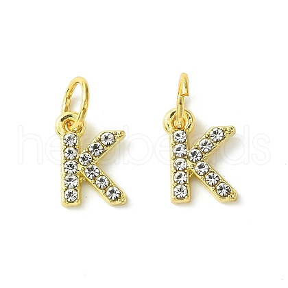 Rack Plating Alloy Rhinestone Pendants PALLOY-S187-01K-1