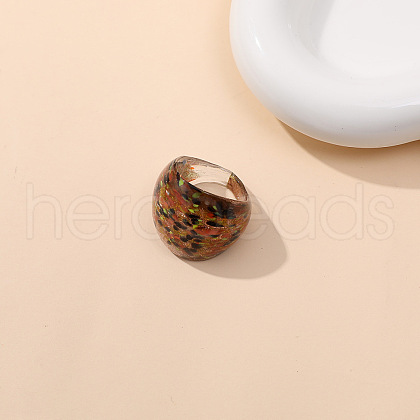 Dunhuang Style Glass Finger Rings FS-WGA00D8-10-1