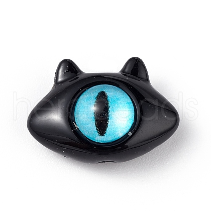 Spray Painted Alloy Beads PALLOY-K001-18A-1