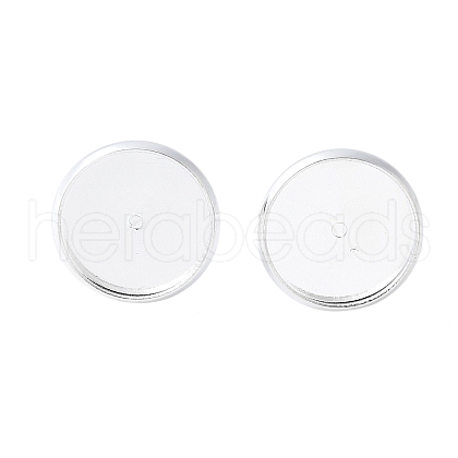 Brass Ear Studs Settings IFIN-Q005-S-1