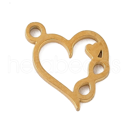 304 Stainless Steel Charms STAS-G355-06A-G-1