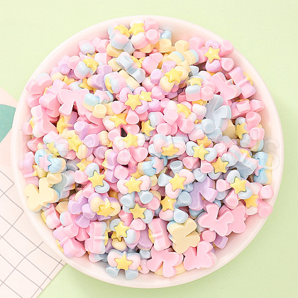 Opaque Resin Cabochons RESI-K027-33E-1