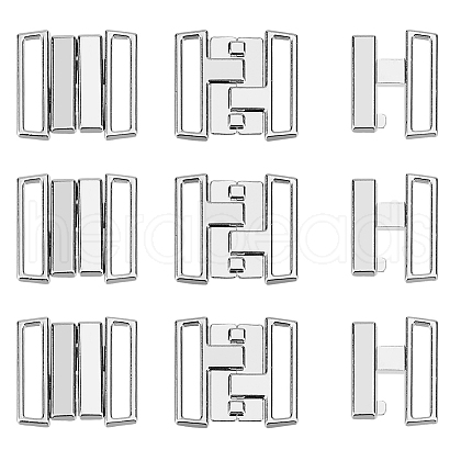 SUPERFINDINGS 12Pcs Alloy Bikini Clips FIND-FH0009-36-1