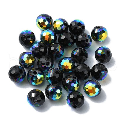 AB Color Plated Glass Beads EGLA-P059-02A-AB13-1