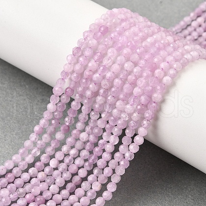 Natural Kunzite Beads Strands G-G259-D11-3mm-1