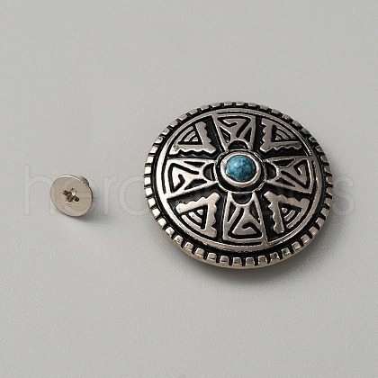 Zinc Alloy Decorative Rivets BUTT-WH0030-01B-1