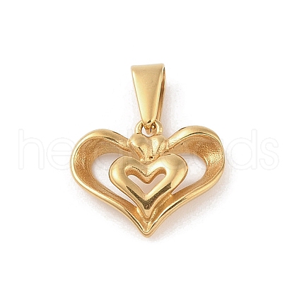 PVD Vacuum Plating 304 Stainless Steel Pendants STAS-R232-14C-G-1