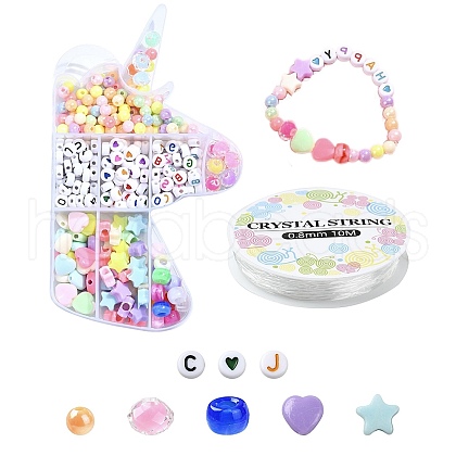 DIY Opaque Acrylic Bracelet Making Kits DIY-YW0009-89-1