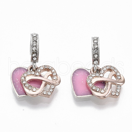 Alloy European Dangle Charms MPDL-T004-04P-1