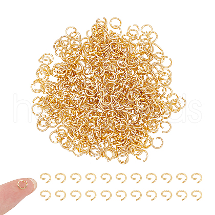 Unicraftale 500Pcs 304 Stainless Steel Open Jump Rings STAS-UN0058-33-1