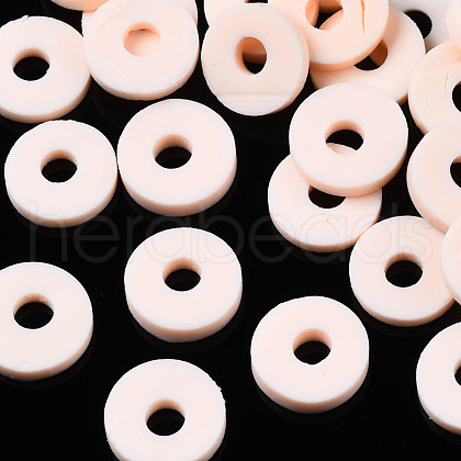 Handmade Polymer Clay Beads CLAY-R067-6.0mm-B48-1