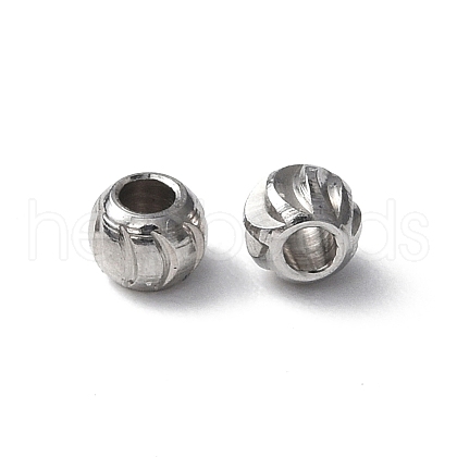 201 Stainless Steel Beads STAS-G298-02A-P-1