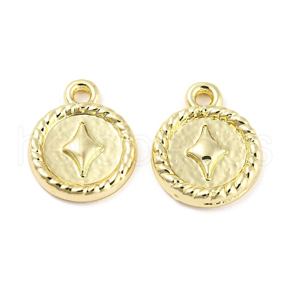 Rack Plating Alloy Pendants PALLOY-D023-01G-1